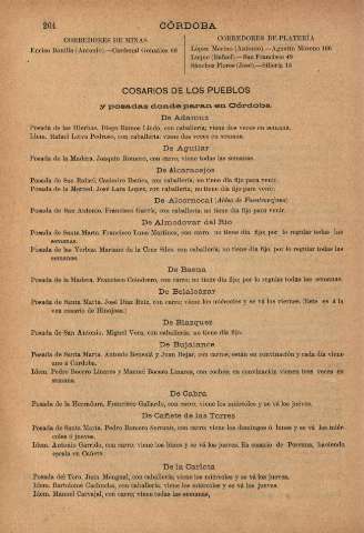 Cosarios de los pueblos y posadas...