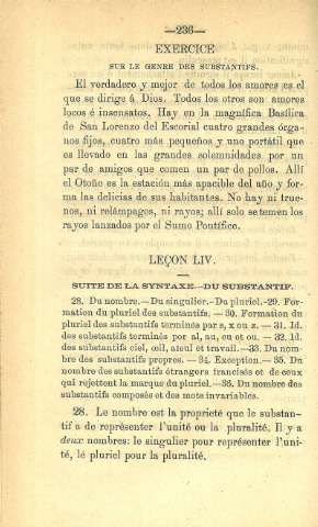 Leçon LIV