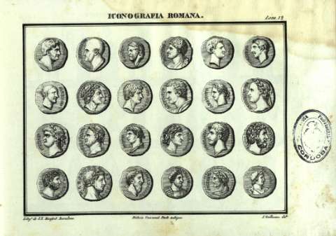 Iconografia romana. Lám.12