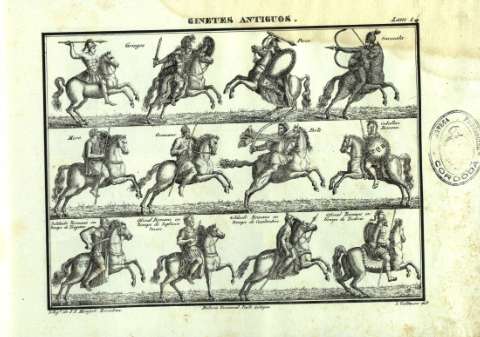 Ginetes antiguos. Lám.14