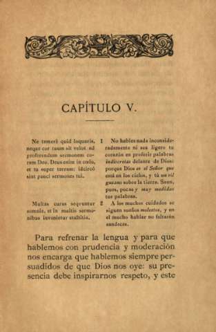 Capítulo V