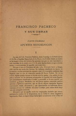Parte Primera. Apuntes Biográficos