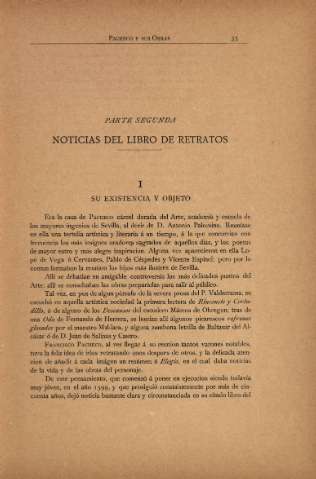Parte Segunda. Noticias del Libro de Retratos