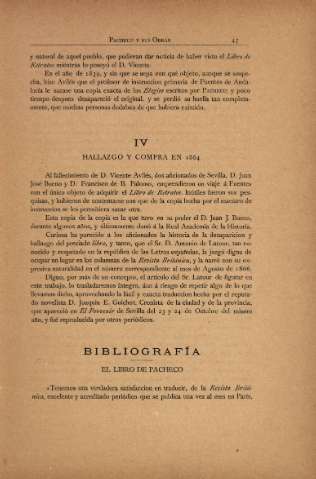 IV. Hallazgo y compra en 1864