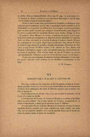 VI. Donativo de S. M. el Rey D. Alfonso XII