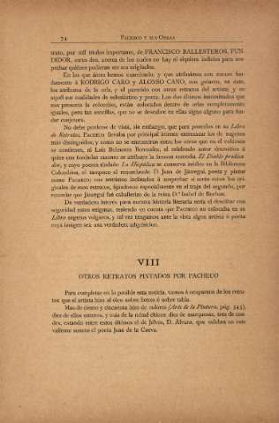 VIII. Otros retratos pintados por Pacheco