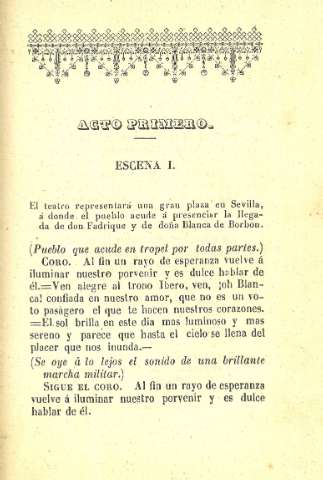 Acto Primero. Escena I