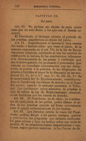 Capítulo IX. Del juicio