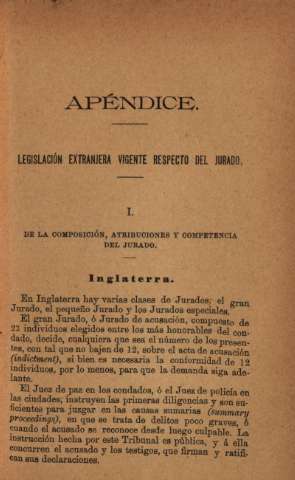 Apéndice. Legislación extranjera vigente...