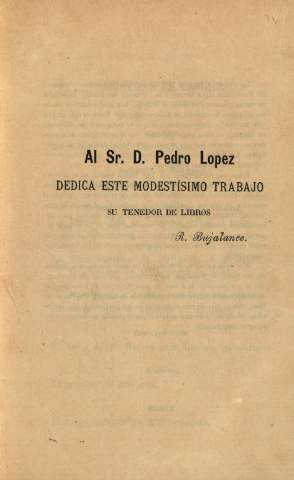 Al Sr. D. Pedro Lopez...