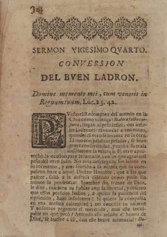 Sermon vigesimoqvarto. Conversion del bven ladron