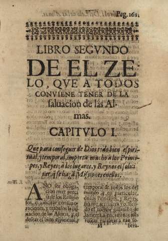 Libro segvndo de El Zelo, qve a todos conviene tener de la saluacion de las Almas