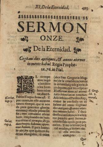 Sermon onze. De la eternidad