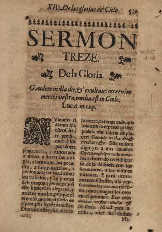 Sermon treze. De la gloria