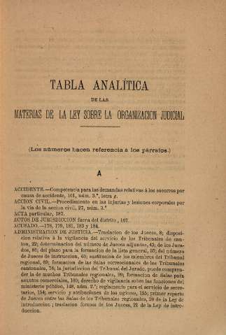 Tabla analítica
