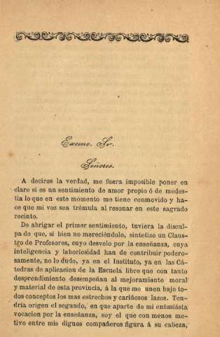 Excmo. Sr. señores