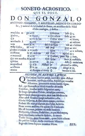 Soneto acrostico