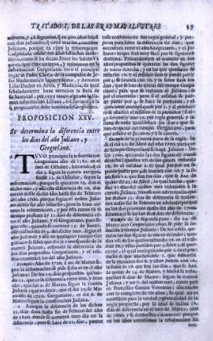 Proposicion XXV