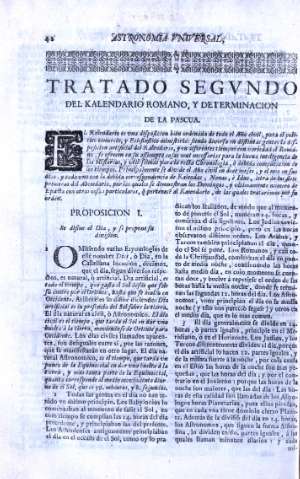 Tratado Segvndo. Del kalendario...