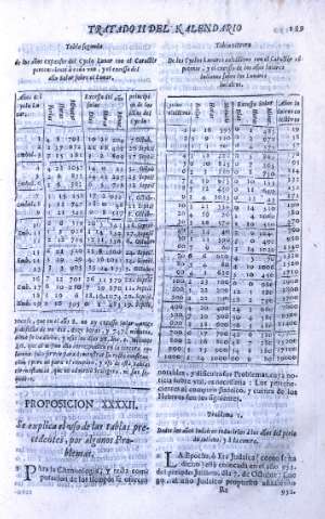 Tabla segunda de los años expansos