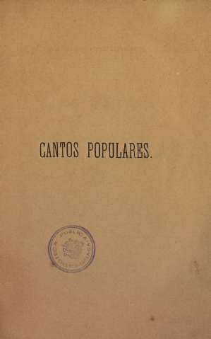 Cantos populares