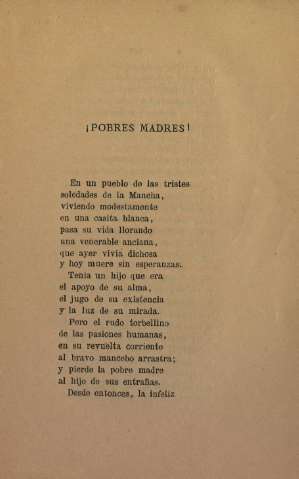 ¡Pobres madres!