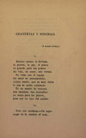 Grandezas y miserias (a Alejo López)