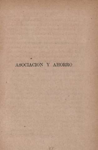 Asociacion y ahorro