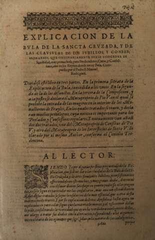 Explicacion de la Bvla de la Sancta Crvzada...