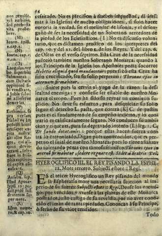 Hyeroglifico III. Mote Tercero 
