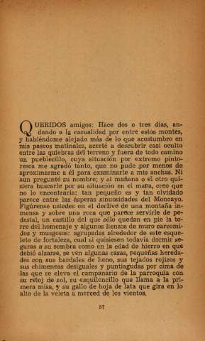 Queridos amigos: Hace dos o tres días