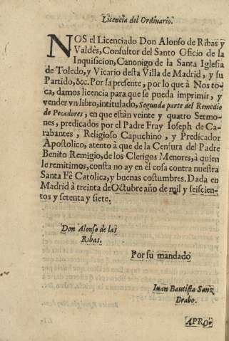 Licencia del Ordinario