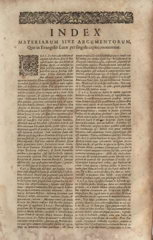 Index materiarum sive argumentorum ...