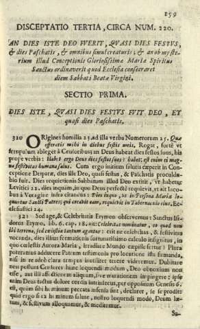 Disceptatio tertia , circa num. 220