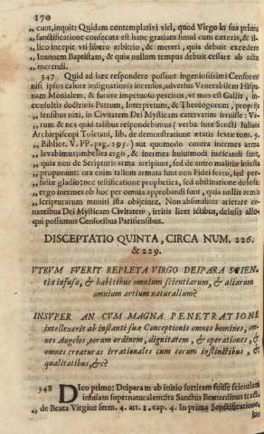 Disceptatio quinta, circa num. 226