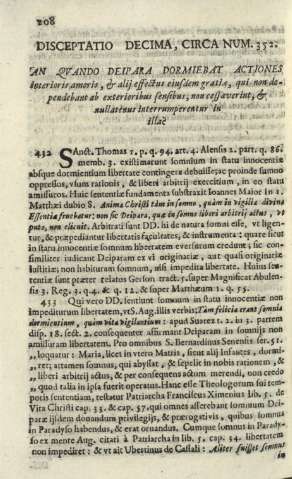 Disceptatio decima, circa num. 352
