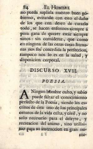Discurso XVII. Poesia