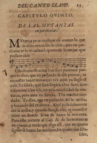 Capitvlo qvinto. De las mvtanzas en particular