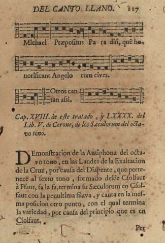 Cap.XVIII. de este tratado , y LXXXX. del Lib. V. deCerone, de los Seculorum del octavo tono