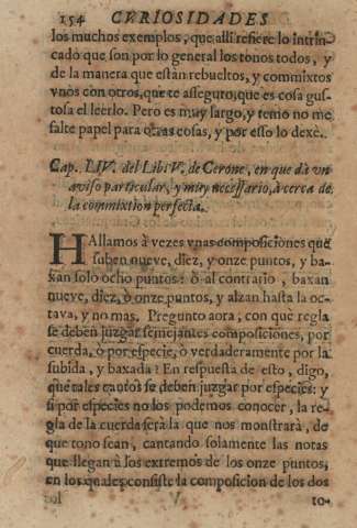 Cap. LIV. del Lib. V. deCerone , en que dà un aviso particular, y muy necessario.à cerca de la commixtion perfecta