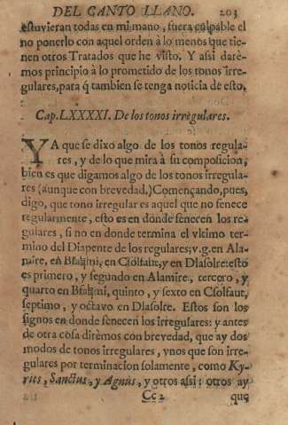 Cap.LXXXXI. De los tonos irregulares