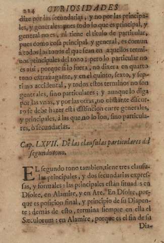 Cap.LVII. De las clausulas particulares del segundo tono