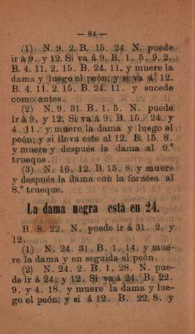 La dama negra está en 24
