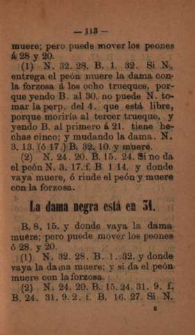 La dama negra está en 31