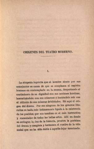 Origenes del teatro moderno