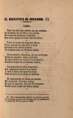 El sacrificio de Abraham