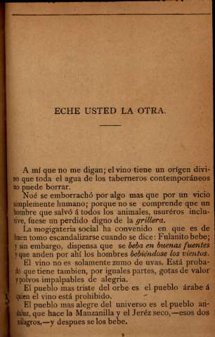 Eche usted la otra