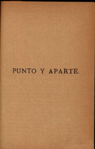 Punto y aparte