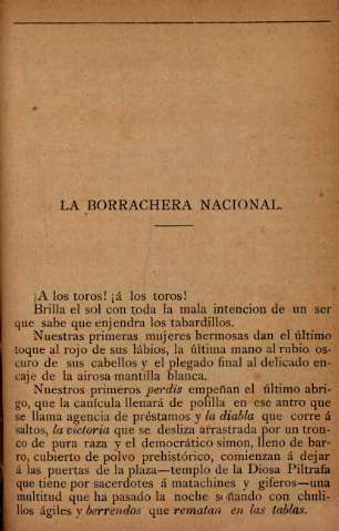 La borrachera nacional