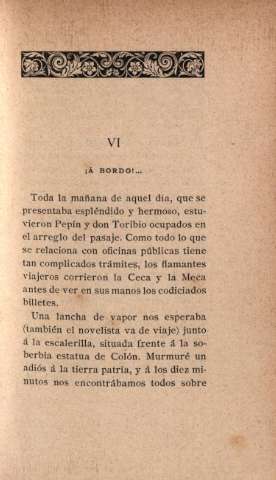 VI. ¡ Á bordo!